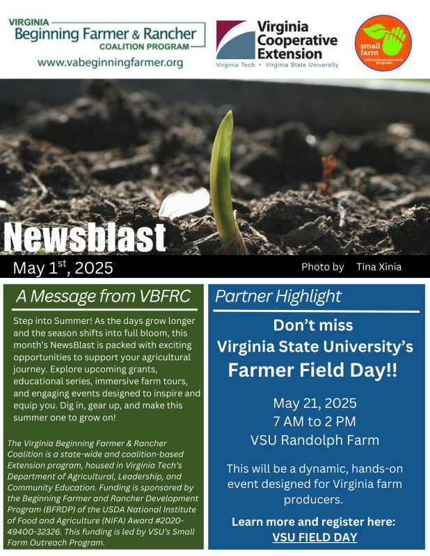 Image of the front of the newsblast